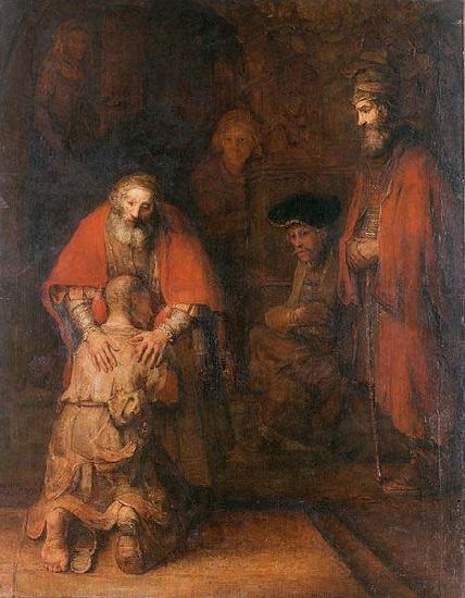 REMBRANDT Harmenszoon van Rijn The Return of the Prodigal Son oil painting image